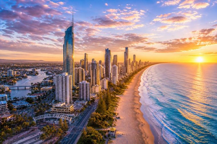 Gold Coast, Australia - playas y ambiente joven para estudiar inglés